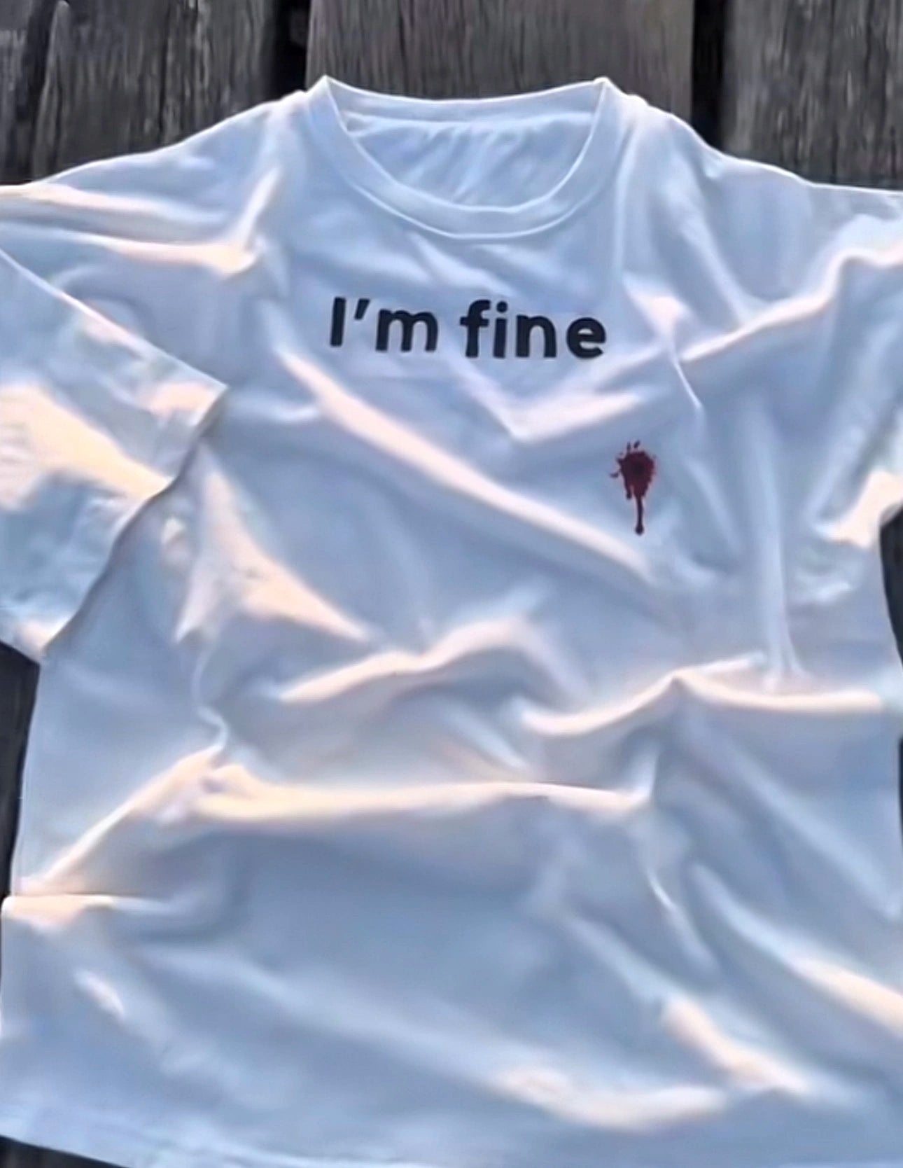 T-shirt i'm fine hdy